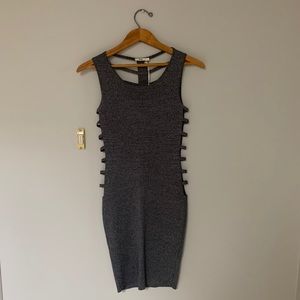 Grey Fitted Dress